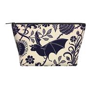 WSHFFILO Bat Print Printed Daily Storage Bag Makeup Bag Travel Toiletry Bag Cosmetic Bag