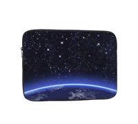WSHFFILO Blue Constellation Galaxy printed Laptop Case Portable Laptop Bag Laptop Organiser