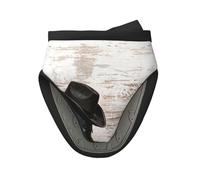 WSHFFILO Cowboy Hat and Boots printed Mini Silicone Oven Mitts Multi-functional oven gloves