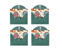 WSHFFILO Cute Snail printed Greeting card with Envelope Thank You Card