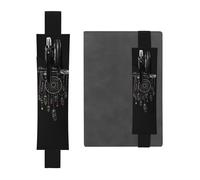 WSHFFILO Dark Dream Catcher Printed Leather Pen Holder Bookmark Pencil Case