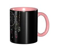 WSHFFILO Dark Dream Catcher Printed Mug Double-Coloured Mug Ceramic Mug