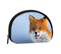 WSHFFILO Fox Printed Shell Storage Bag Mini Coin Organiser