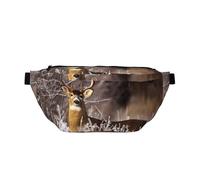 WSHFFILO Free Whitetail Deer Printed Crossbody Waist Pack Casual Chest Bag