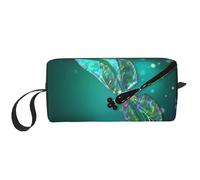 WSHFFILO Galaxy Animal Dragonfly Printed Receive Bag Pencil Case Small Makeup Bag