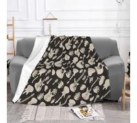 WSHFFILO Guitar pattern printed Ultra-Soft Micro Fleece Blanket Plush sofa throw