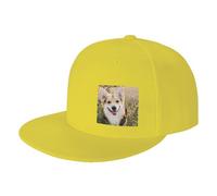 WSHFFILO happy Corgi Dog printed Baseball Cap Sports Cap sun hat