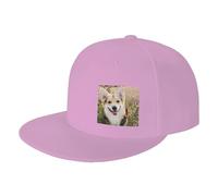 WSHFFILO happy Corgi Dog printed Baseball Cap Sports Cap sun hat
