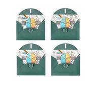 WSHFFILO Human Brain printed Greeting card with Envelope Thank You Card