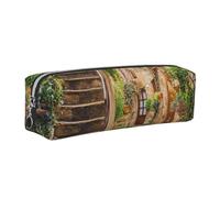 WSHFFILO Italy Tuscan Printed Leather Pencil Case Pencil Pouch