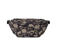 WSHFFILO Many Skulls Get Together Printed Crossbody Waist Pack Casual Chest Bag