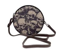 WSHFFILO Many Skulls Get Together printed Shoulder Bag Tote bag Fashion handbag