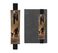WSHFFILO Many Zombie Printed Leather Pen Holder Bookmark Pencil Case