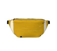 WSHFFILO Mustard Yellow and Black Printed Crossbody Waist Pack Casual Chest Bag