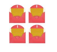 WSHFFILO Mustard Yellow and Black printed Greeting card with Envelope Thank You Card