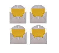 WSHFFILO Mustard Yellow and Black printed Greeting card with Envelope Thank You Card