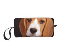WSHFFILO ovely Pet Dog Beagle Printed Receive Bag Pencil Case Small Makeup Bag
