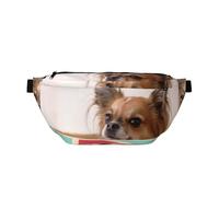 WSHFFILO Papillon in The Box Printed Crossbody Waist Pack Casual Chest Bag