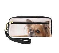 WSHFFILO Papillon in The Box Printed Pencil Case Small Makeup Bag Portable Stationery Pouch