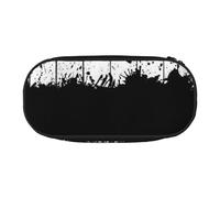 WSHFFILO Piano Printed Pencil Bag Pencil Case Pencil Pouch Portable Stationery Bag