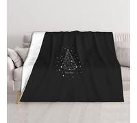 WSHFFILO Pizza Constellation printed Blanket Sofa cover blanket Soft bed blanket