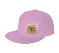 WSHFFILO Pomeranian dog printed Baseball Cap Sports Cap sun hat