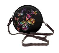 WSHFFILO Pretty butterfly printed Shoulder Bag Tote bag Fashion handbag