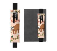 WSHFFILO You are Awesome Sloth Printed Leather Pen Holder Bookmark Pencil Case