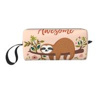WSHFFILO You are Awesome Sloth Printed Receive Bag Pencil Case Small Makeup Bag