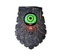 WSIEHFLT Animated Eyeball Halloween Doorbell with Spooky Sounds Creative Spider Haunted House Door Bell Decor