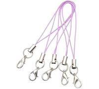 WsjiaboFux 20Pcs Mobile Phone Rope Strap Charm Lariat Lanyard with Lobster Clasp Cords for Cellphone/USB Drive/Keychain/DIY Jewelry Accessories，Cell Phone Charms, Horn, goldstone
