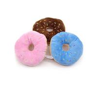 WsjiaboFux 3Pcs Colorful Pet Toy Donut-Shape Squeaky Squeaker Puppy Dog Pet Cat Kitten Sound Chews Toy Random Color Sturdy and Practical Simple and Sophisticated Design,Toys,Dog Squeak Toys