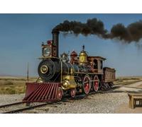 WSJIJY Canvas Print Nordic Retro Poster Steam Locomotive Black And White Canvas Children Room Home Furnishings Red Train Railway Track 70X100Cm No Frame