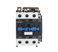 WSJMWKW 65A AC Contactor CJX2-6511 6501 LC1 3Phase 3-Pole NO Coil Voltage 380V 220V 24V 50Hz Din Rail Mounted 3P+1NO 1NC Contactor(6511 220V)