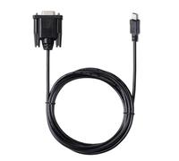 WSJMWKW 9 Pin D-Sub DB9 Female to Mini USB RS232 Serial Downloading Data Cable(1m)
