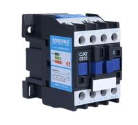 WSJMWKW CJX2-0910 LC1 AC Contactor 9A 3 Phase 3-Pole Coil Voltage 380V 220V 110V 36V 24V 50/60Hz Din Rail Mounted 3P+1NO Normal Open(AC 380V)