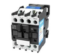 WSJMWKW CJX2-1810 LC1 AC Contactor 18A 3 Phase 3-Pole NO Coil Voltage 380V 220V 110V 36V 24V 50/60Hz Din Rail Mounted 3P+1NO Normal Open(CJX2-1810(NO) 110VAC)