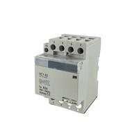 WSJMWKW HC1-63 100/120V 220/240V 50/60Hz Coil Voltage 63A 4 Pole 4NO Household Electric Power AC Contactor Block(AC110V)