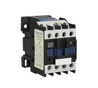 WSJMWKW LC1 AC CJX2-0910 Contactor 9A 3 Phase 3-Pole NO Coil Voltage 380V 220V 110V 36V 24V 50/60Hz Din dRail Mounted 3P+1NO Normal Open(AC 220V)