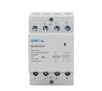 WSJMWKW NCH8-40/40 NCH8-63/40 NCH8-40/40 Din Rail Household AC Modular Contactor for Home(NCH8-20 20)