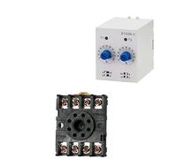 WSJMWKW Relay Timer ZYS3R Infinite Power-On Dual-Control Dual-Cycle Delay Time ST3PR 1S10S30M60M(ZYS3R A AC220V)