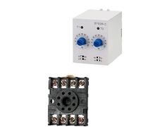 WSJMWKW Relay Timer ZYS3R Infinite Power-On Dual-Control Dual-Cycle Delay Time ST3PR 1S10S30M60M(ZYS3R C AC220V)
