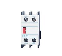 WSJMWKW The Auxiliary Contact for F4-22 F4-11 LA1-DN22 LA1-DN11 Contactor Block Auxiliary LC1-D AC Contactor 4 Poles 220v 2NO+2NC(F4-40 4NO)