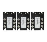 WSJMWKW Three phase solid state relay DC control AC 60A 80A 100A 200A SSR relay module output Voltage 24-480VAC Control Voltage 3-32VDC(100A ssr)