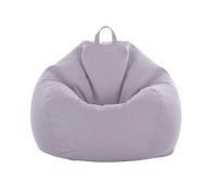 WSKCXHD Bean Bag Covers Adult Kids' Dream Storage Soft Toy Bliss Filling Free Comfort Revolution Plush Delight Light gray-L