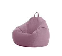 WSKCXHD Discover the Essence of Comfort With Bean Bags for Adults and Kids Offering a Storage Soft Toy Solution Within Chic Covers lilac-M