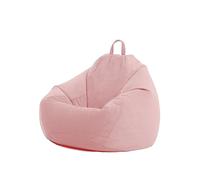 WSKCXHD Discover the Essence of Comfort With Bean Bags for Adults and Kids Offering a Storage Soft Toy Solution Within Chic Covers Pink-M