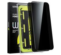WSKEN for iPhone 14 Pro Privacy Screen Protector - [28°Anti Spy][Auto-Dust Removal] Anti Reflective 9H Hardness Full Coverage Tempered Glass,Bubble Free,Anti Fingerprint,Anti Scratch,2 Pack