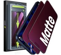 WSKEN for iPhone 17 Pro Max Matte Privacy Screen Protector - [Anti Glare&Anti Reflection][Anti Blue Light][Auto Dust-Elimination]Purple Gradient 9H+ Tempered Glass,Bubble Free,Anti Fingerprint,2 Pack
