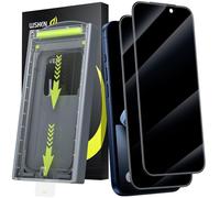 WSKEN for iPhone 17 Pro Max Privacy Screen Protector - [Auto Dust-Elimination] Case Friendly 24°Anti Spy 9H+ Hardness Tempered Glass,Anti Fingerprint,Bubble Free,Anti Scratch,2 Pack